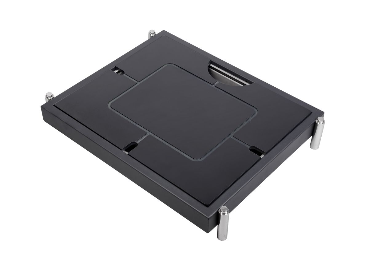 30.25" x 23.25" Smart W Countertop Carving Station Base and Drip Tray - Black