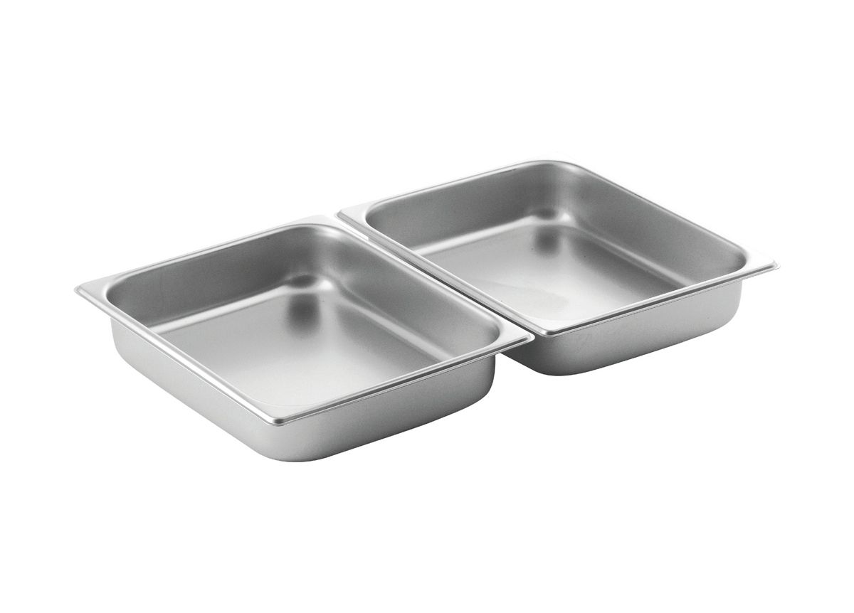 1/2 Size x 2.5" Stainless Food Pan - 4.25 qt