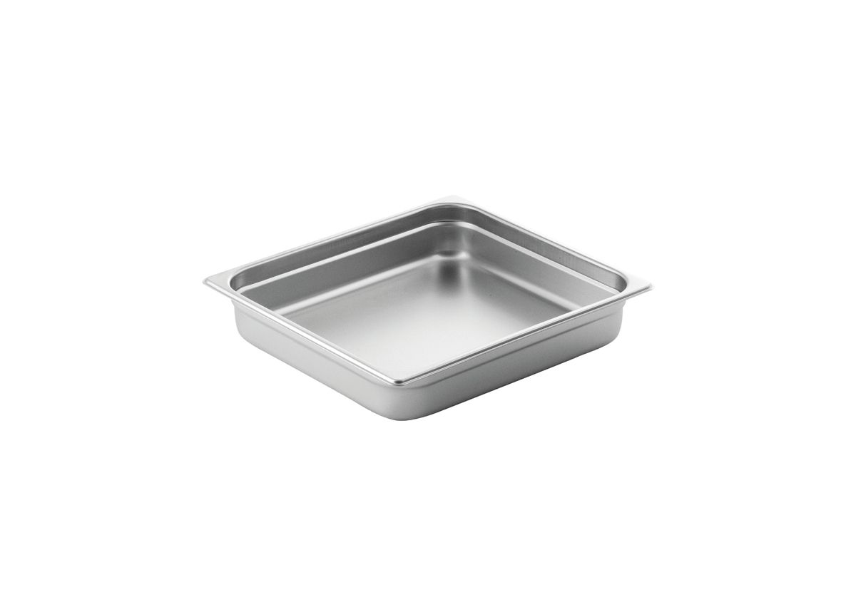 2/3 Size x 2.5" Stainless Food Pan - 5.75 qt