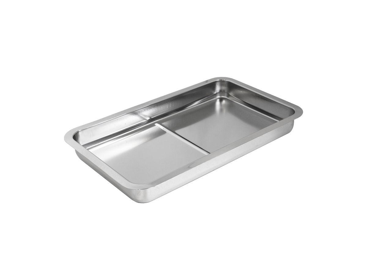 19.5" x 11.75" Mirrored Stainless Cold Display Pan