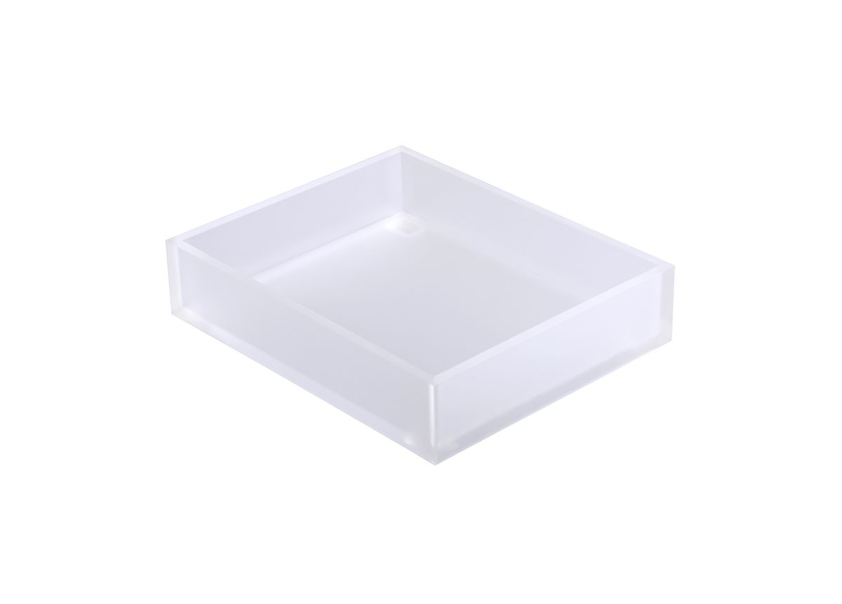 1/2 Size x 3" T-Collection Acrylic Tray - Ice