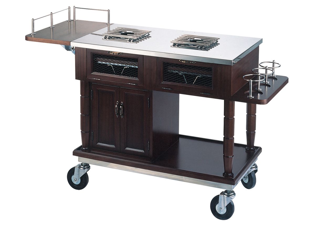 49" x 19.75" Flambé Trolley