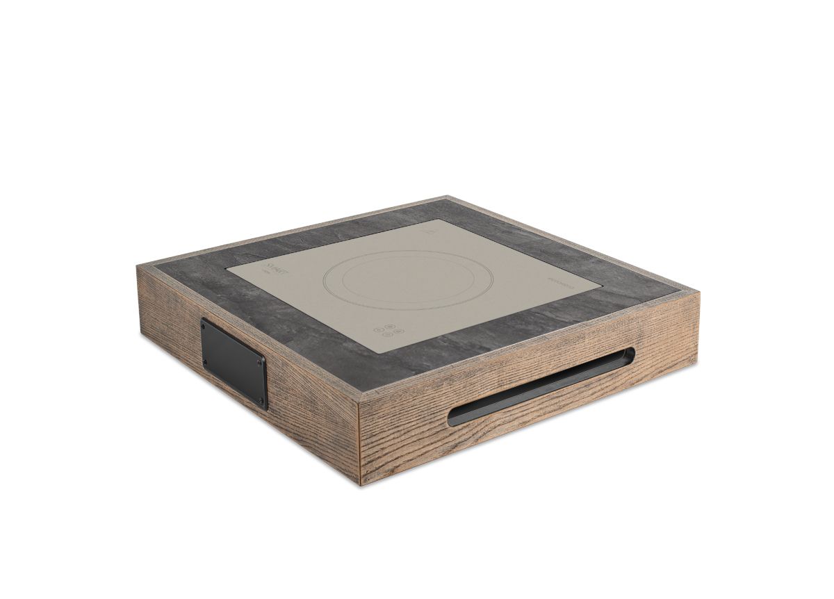 Eco System Warm StellarVolt™ 14" Flush Mount Induction Box Set - 110v - Grey