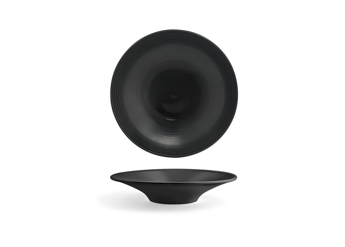 10" Round Spiral® Flare Bowl - 28 oz - Ink