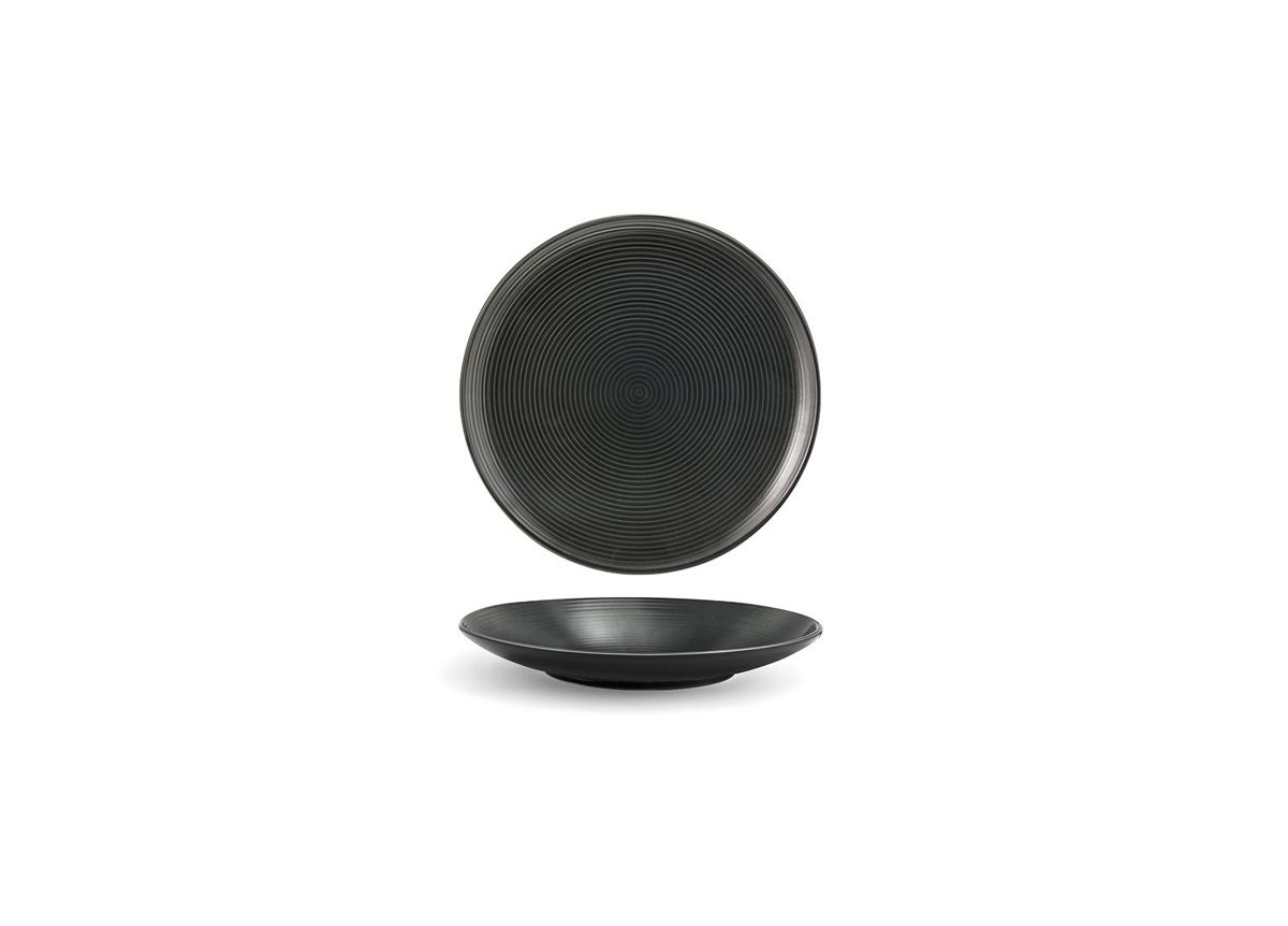 8" Round Spiral® Plate - Ink