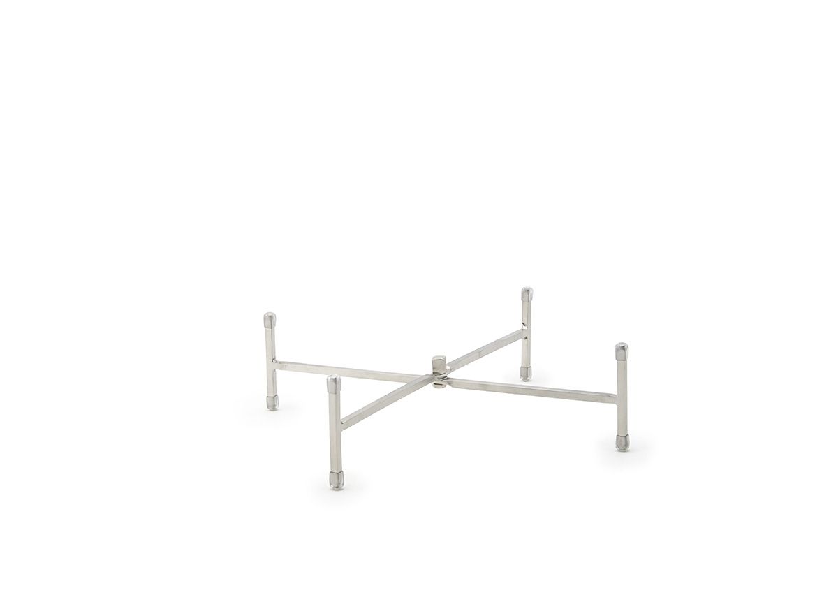11.5" Brushed Stainless Riser/Trivet - Silver