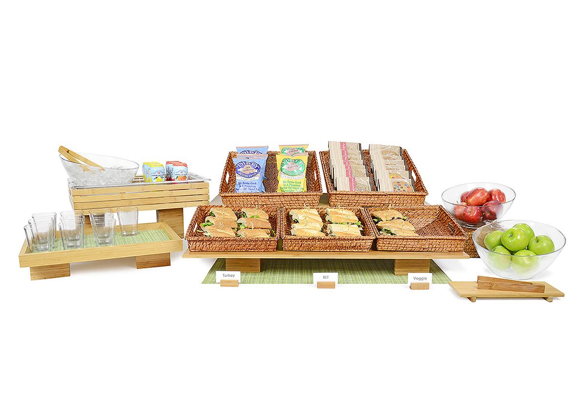 2.25" x 0.75" Bamboo Menu/Sign Holder