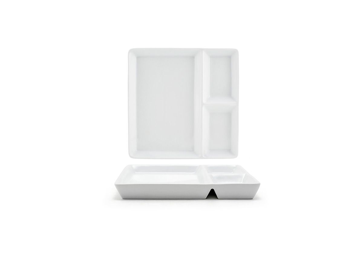 7.5" Square Mod® Divided Plate