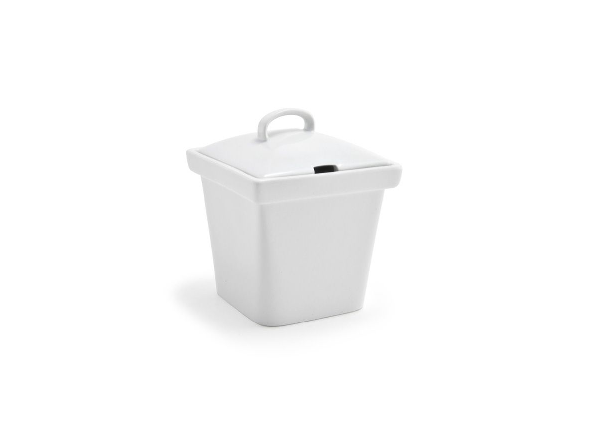 4" Square Mod® Pot with Notched Lid - 15 oz