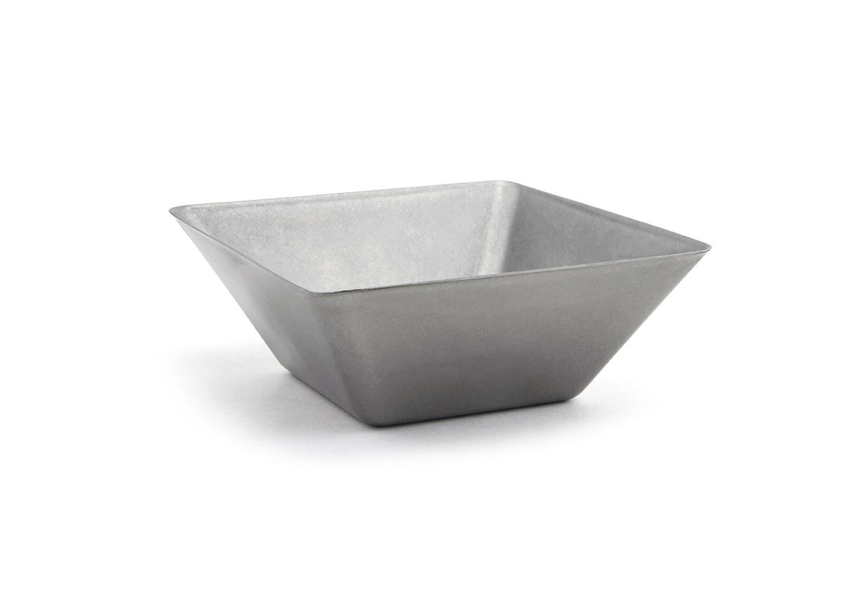 Tazón Mod® Cuadrado de Acero Inoxidable de 5.5" - 21 oz - Antiguo