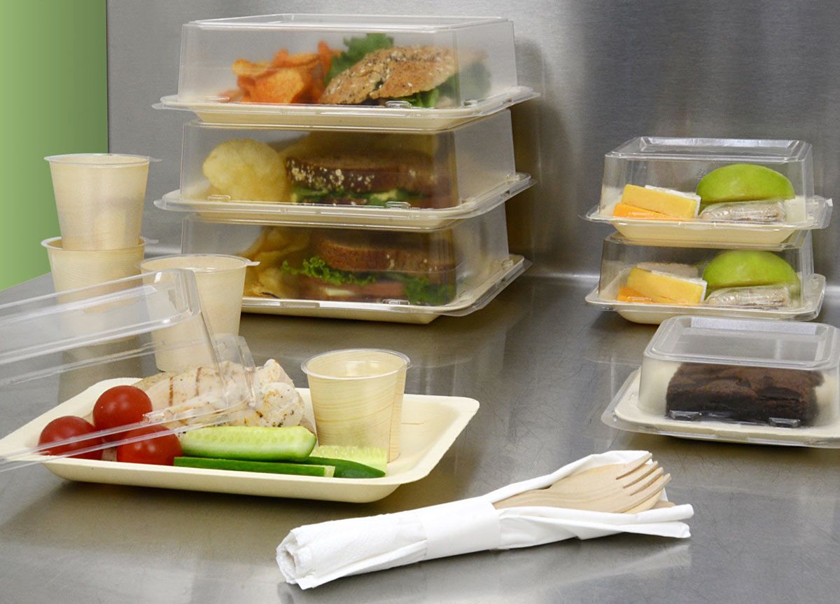 4.5" Square Servewise® Plate Cover - Pack 200