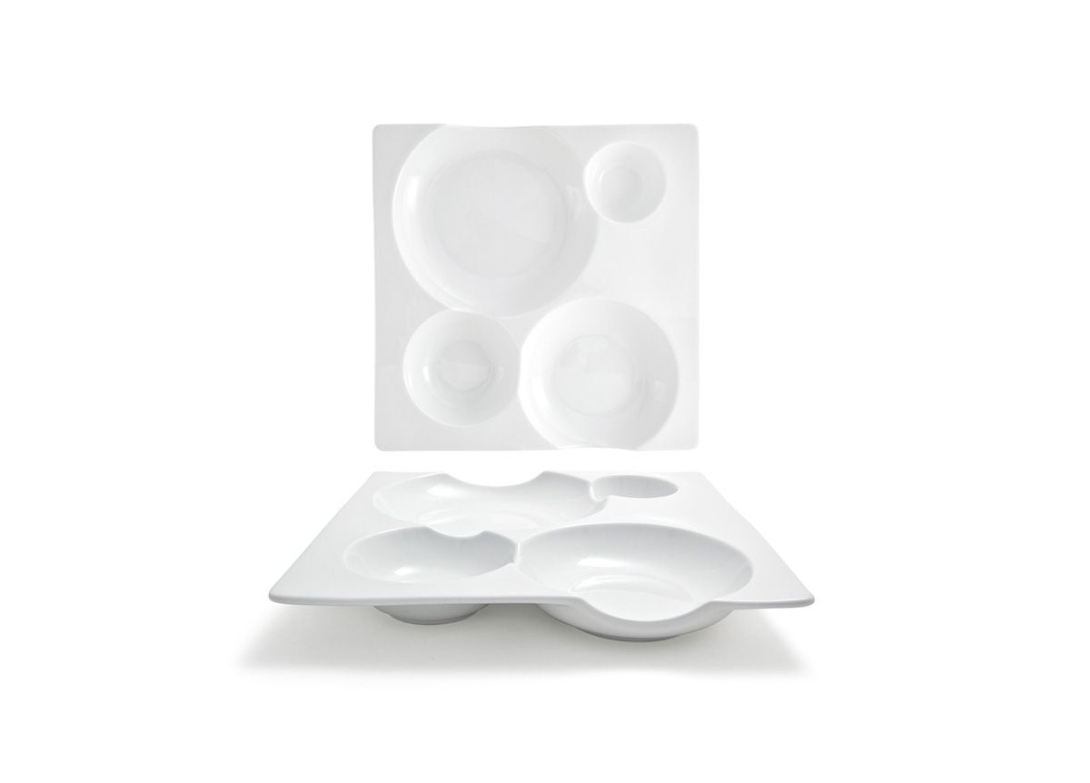 10.5" Square Harmony Bento® Plate