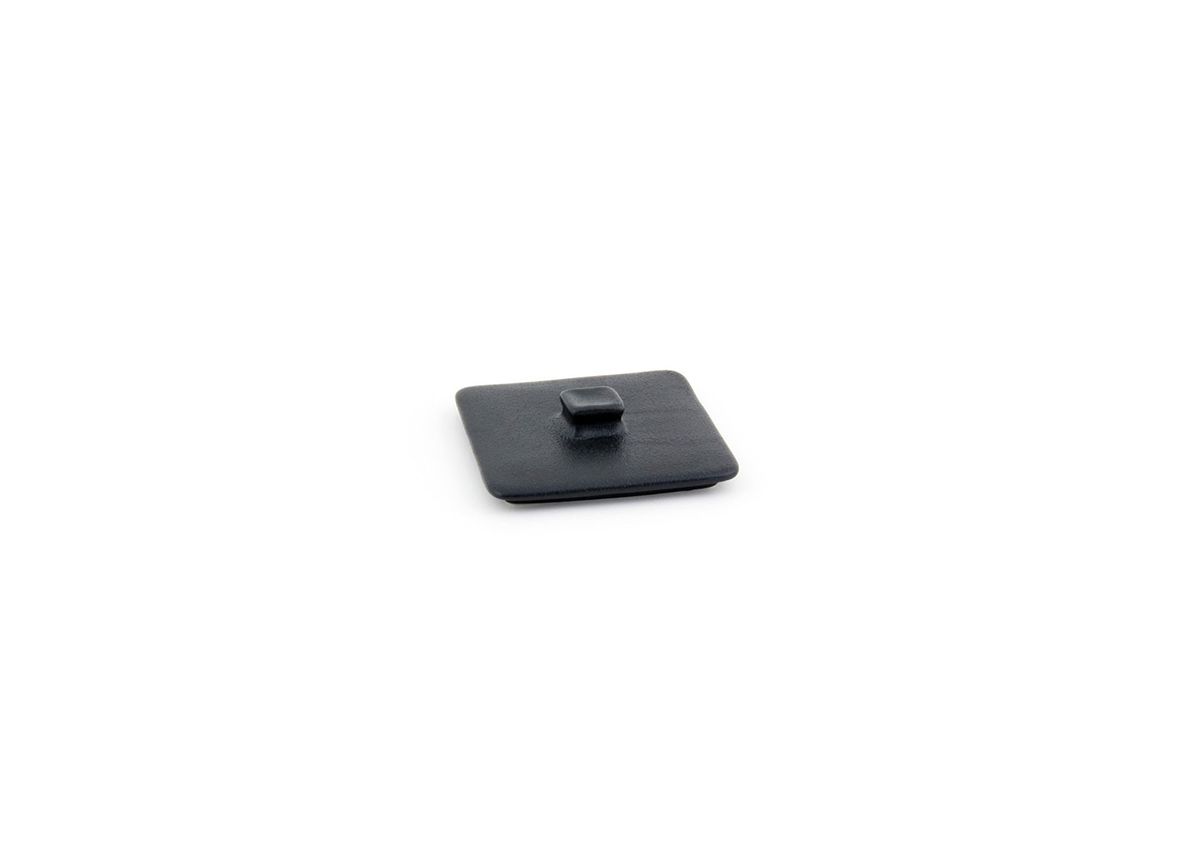 8 oz Square Kiln® Ovenware Lid - Black