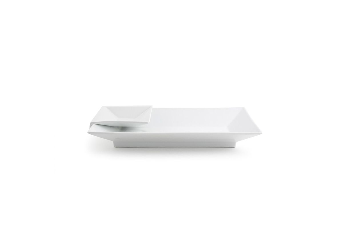 14" x 7" Kyoto™ Footed Platter