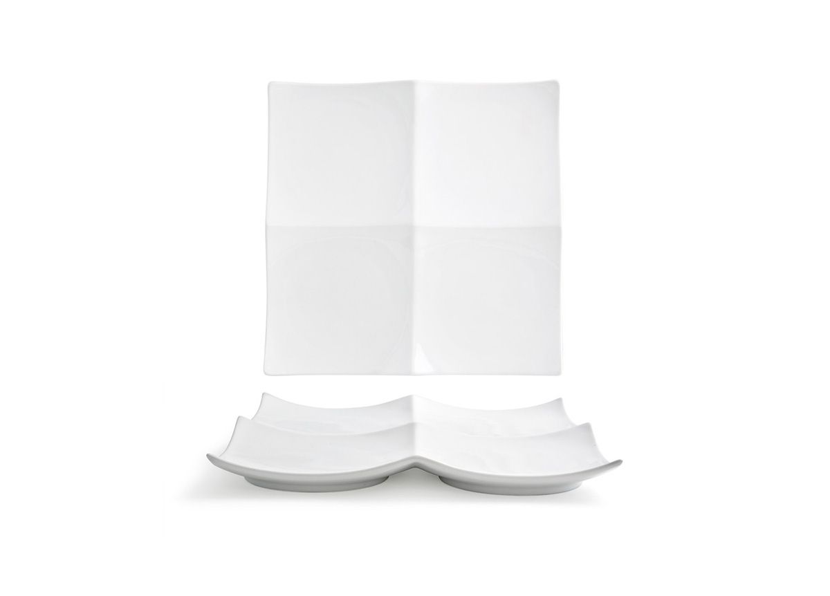 12" Square Origami® Plate