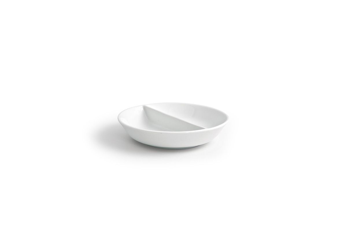 4.75" Round Monaco Divided Dish - 4 oz