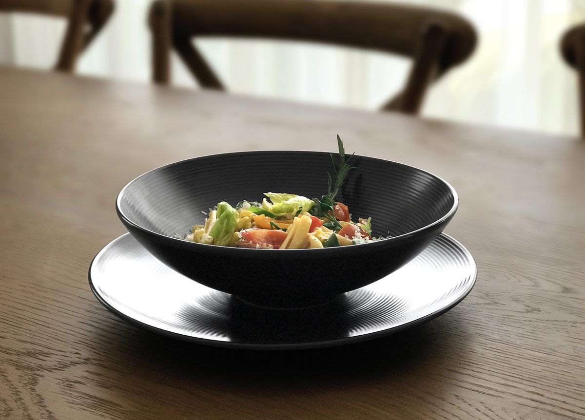 9.5" Round Spiral® Plate - Ink