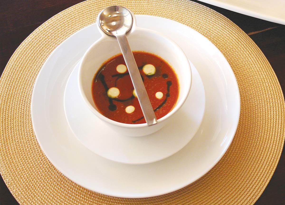 Cuchara Harmony® de Acero Inoxidable Cepillado de 4" - Plateado