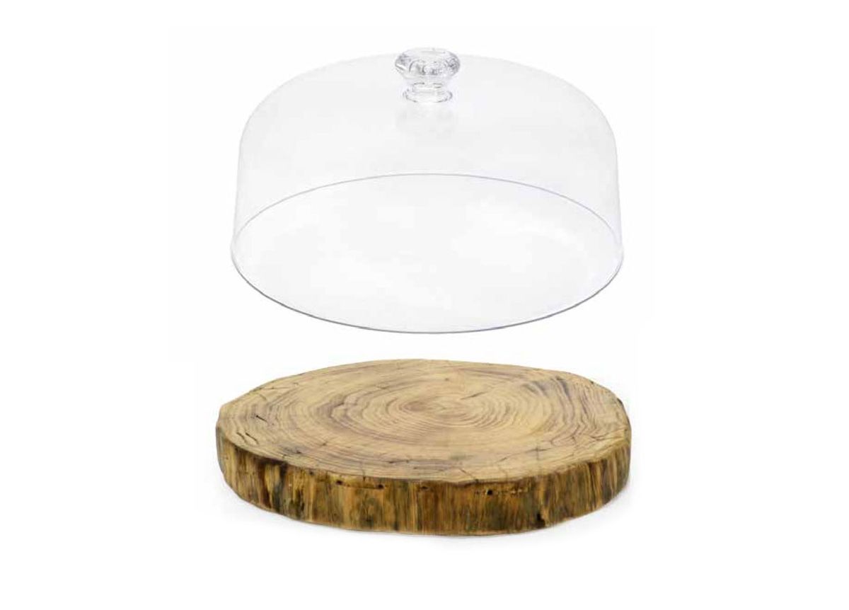 12" Round ROOT Board - Natural and cover