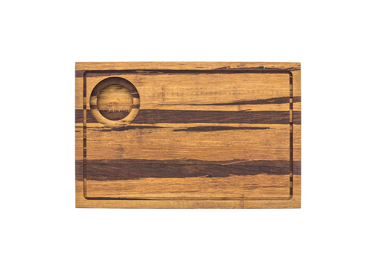 14" x 9" Reversible Crushed Bamboo Board