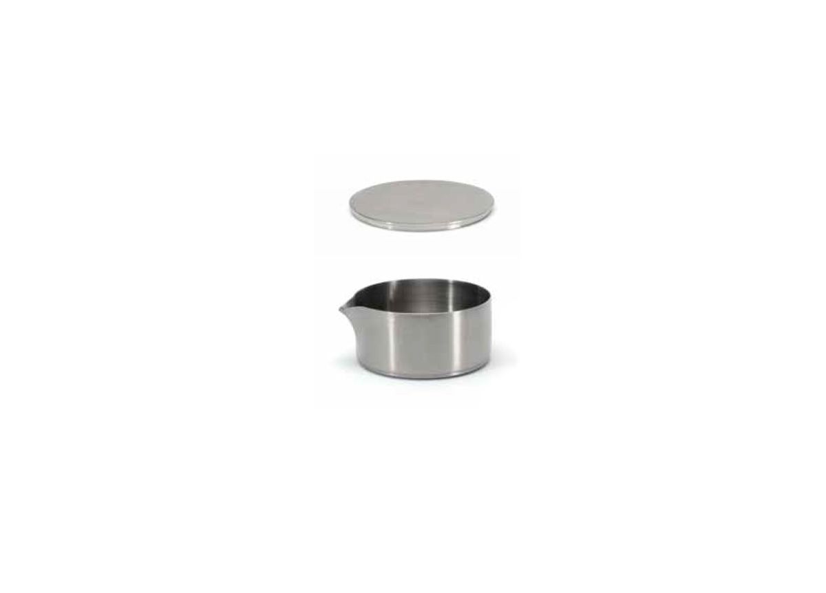 5oz Brushed Stainless Soho Pourer - Silver and Cover