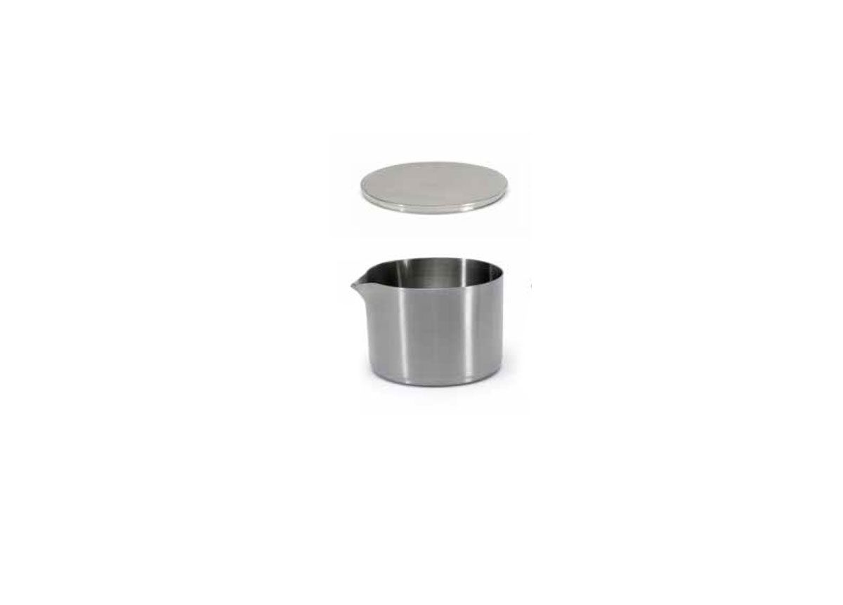 8oz Brushed Stainless Soho Pourer - Silver and Cover