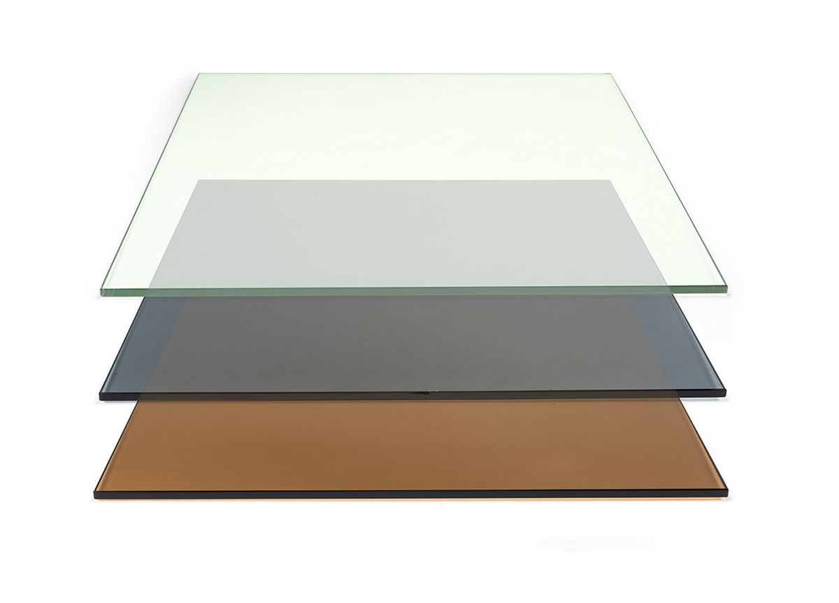 Tabla de servir cuadrada de vidrio templado de 19 pulgadas