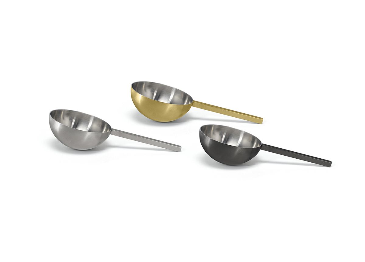 6" Brushed Stainless Scoop