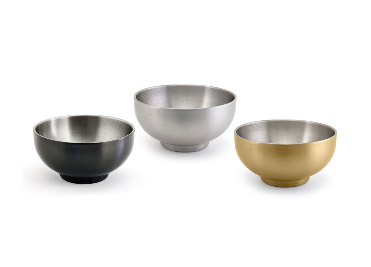 10 oz Round Brushed Stainless Harmony™ Bowl