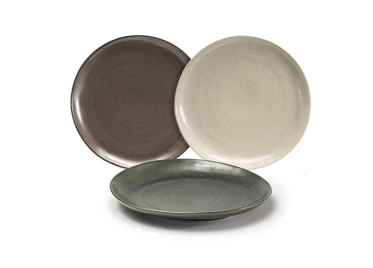 11" Round Kiln® Plate - Naturals