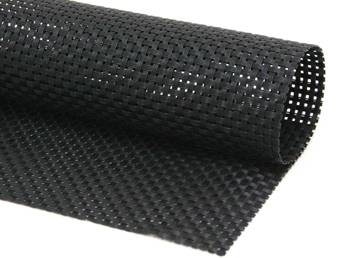 16" x 12" Metroweave® Basketweave Mat - Black