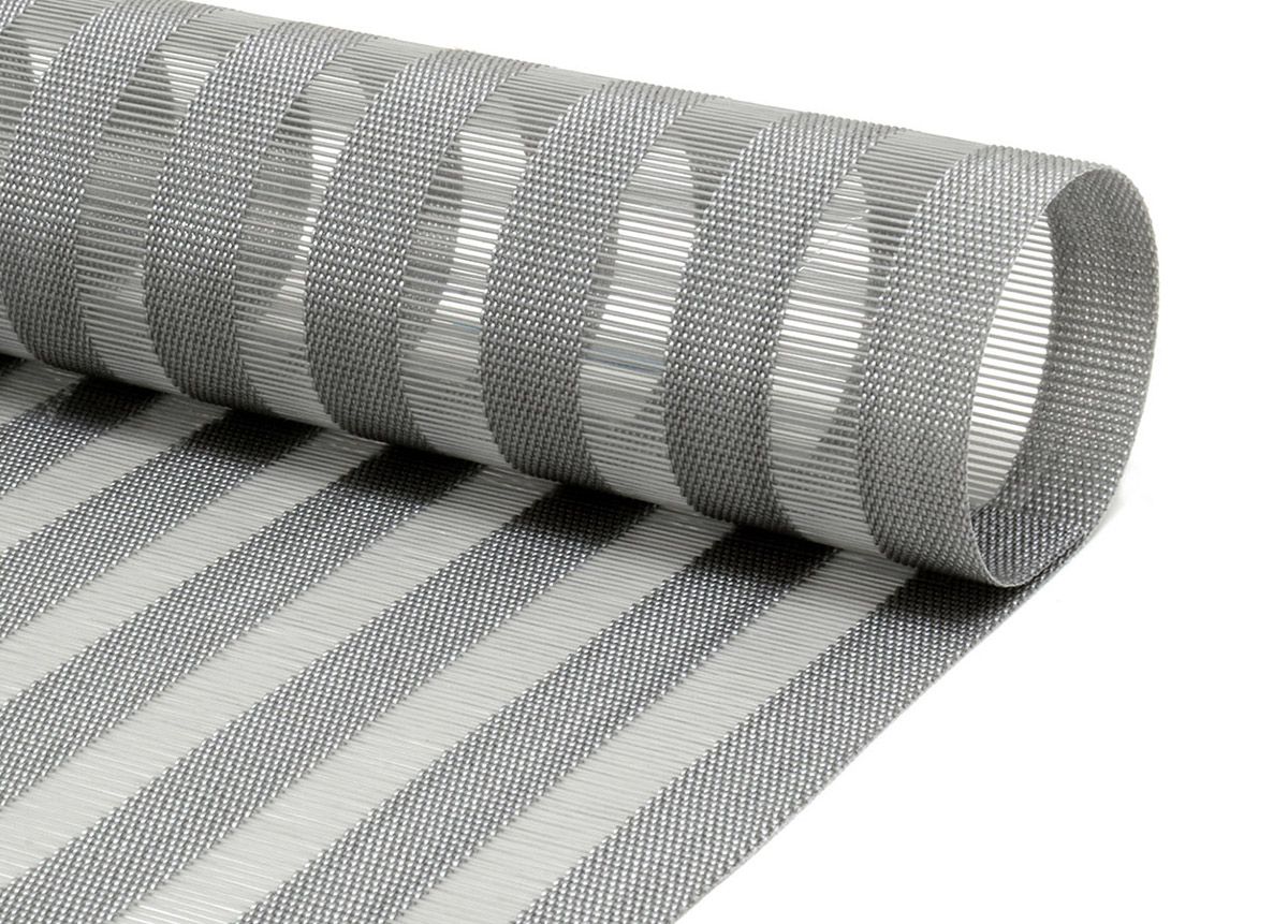 16" x 12" Metroweave® Nautical Mat - Silver